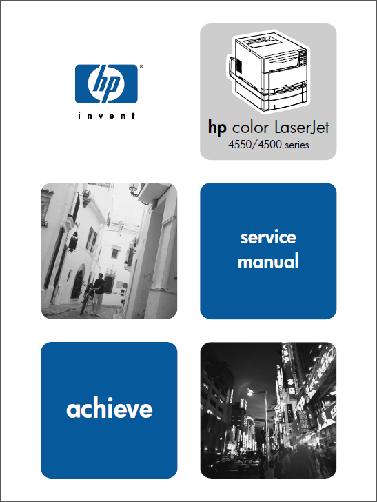 HP Color LaserJet 4550 4500 Service Manual-1